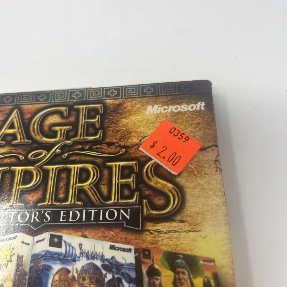Age Of Empires Collector's Edition PC CD-ROM Limited Edition Microsoft 2006 NEW